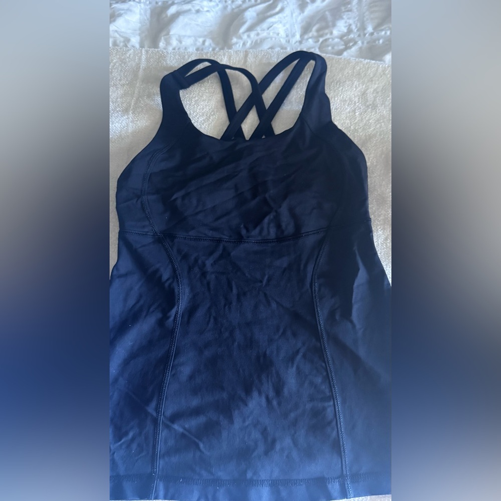 LuLu Lemon Black Athletic Tank Top